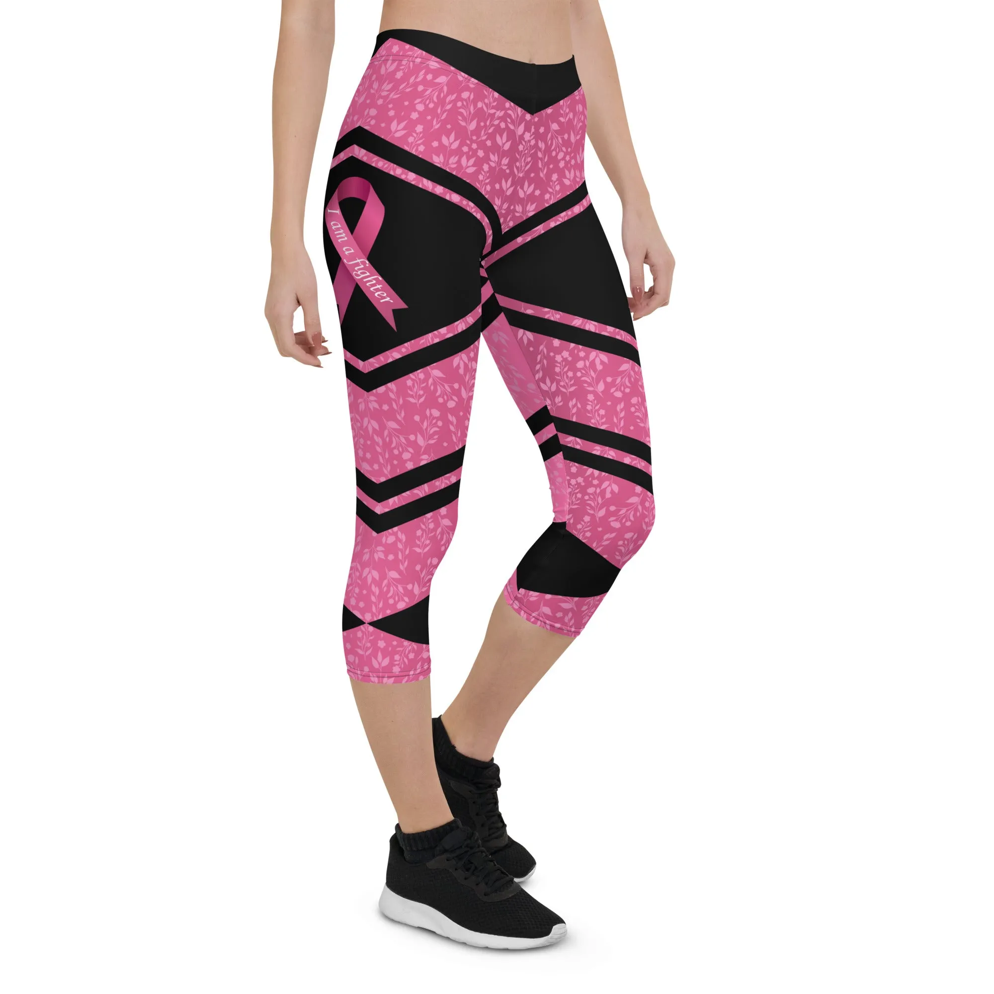 Pink Ribbon Warrior Capris