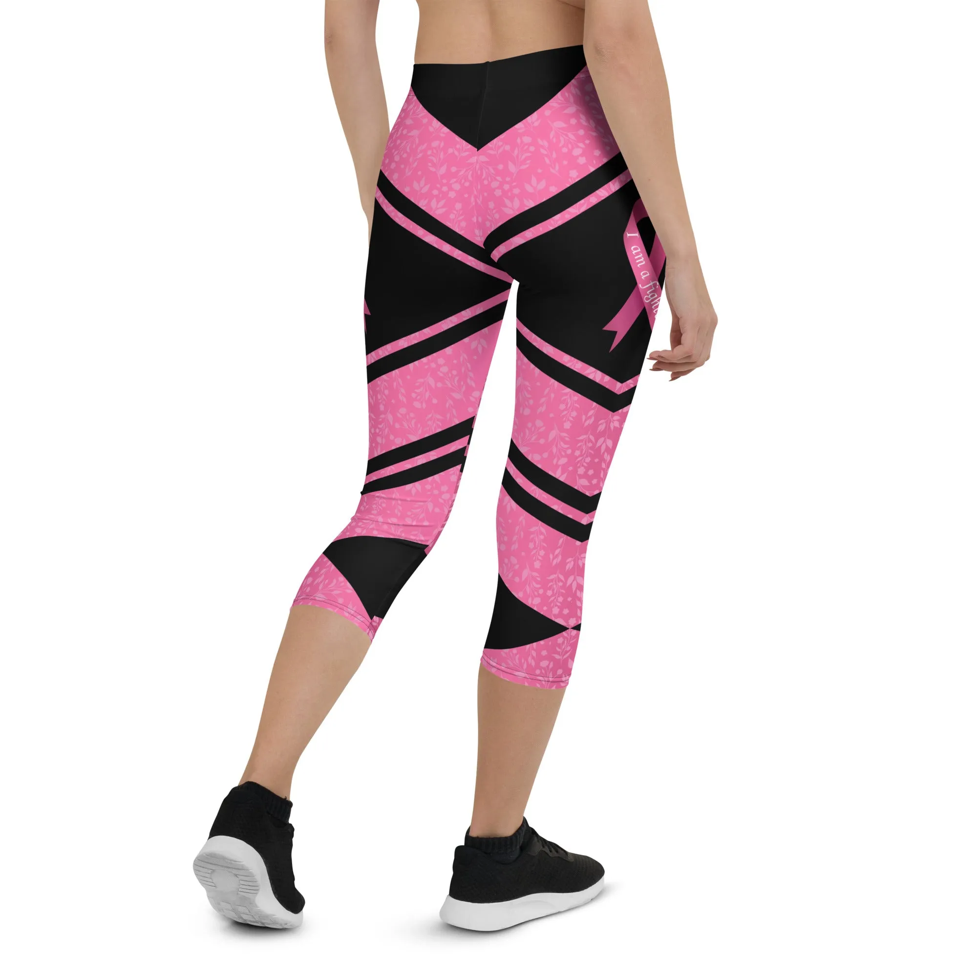 Pink Ribbon Warrior Capris