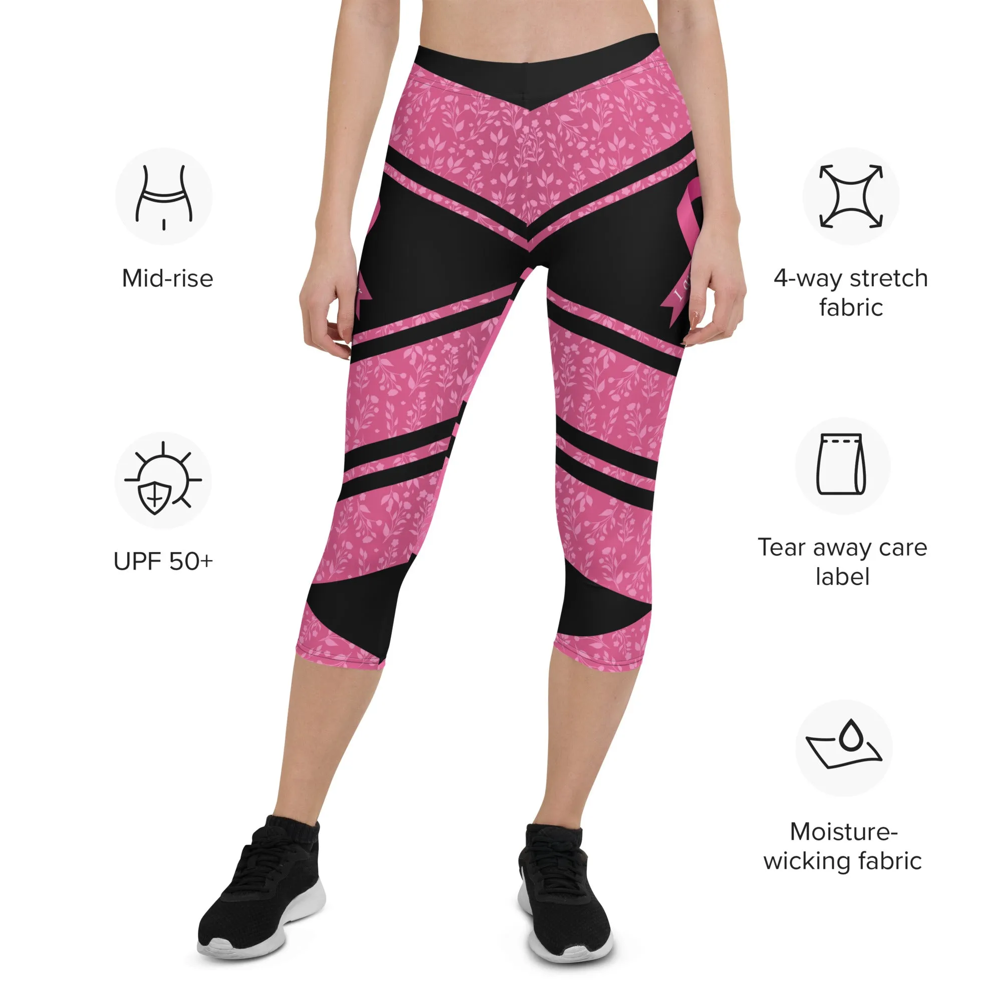 Pink Ribbon Warrior Capris