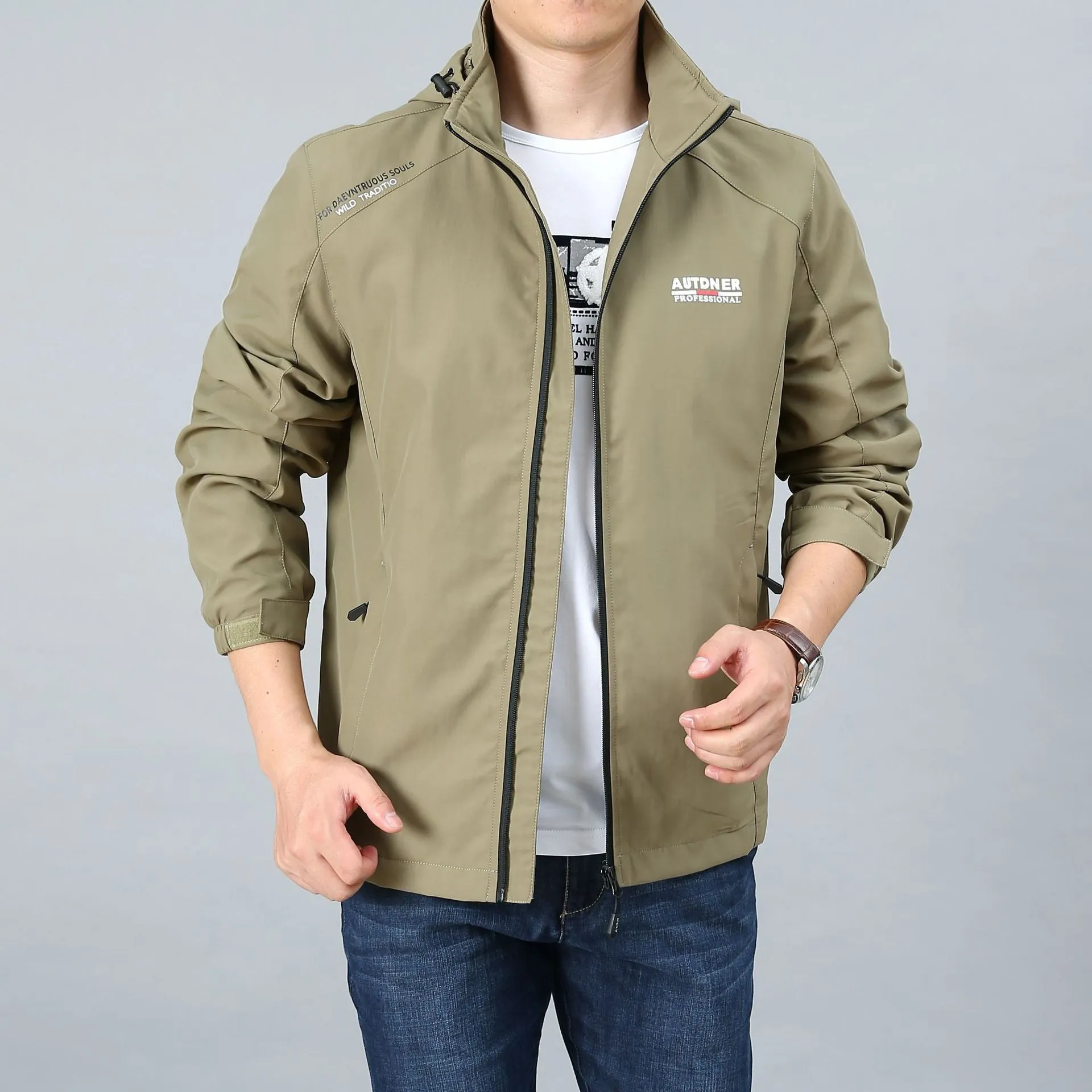 Plus Size Breathable Windproof Jacket