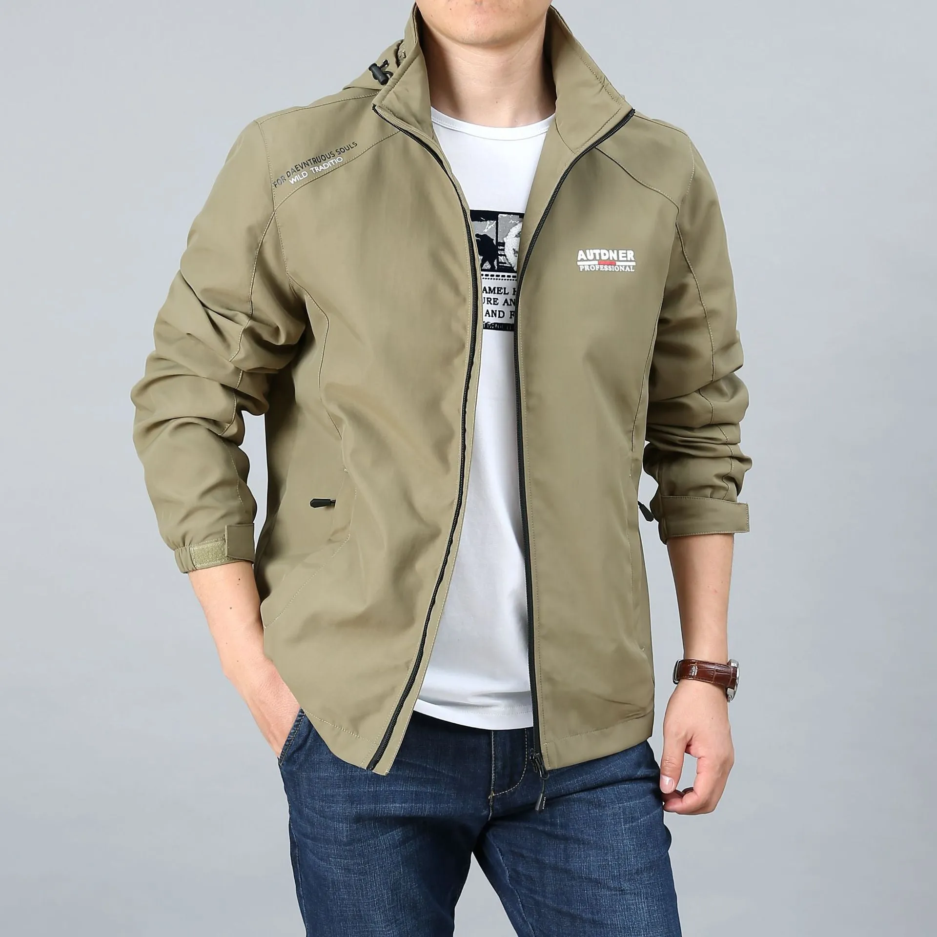 Plus Size Breathable Windproof Jacket