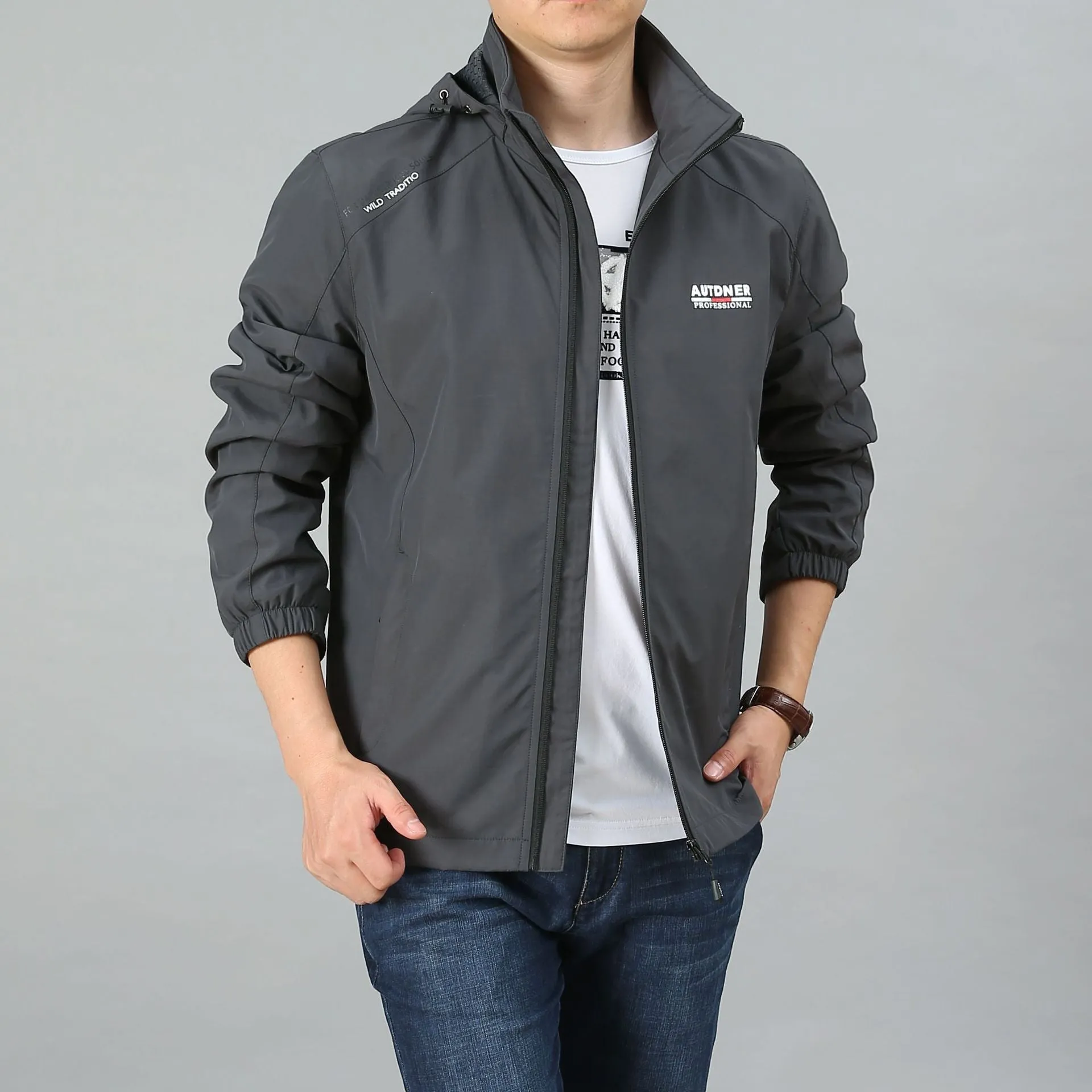 Plus Size Breathable Windproof Jacket