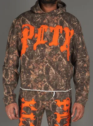 Politics Hoodie - Hale - Camo and Orange - 303