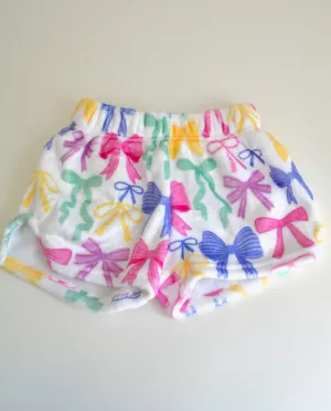 Pretty Bows Plush Shorts