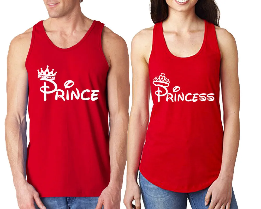 Prince & Princess Couple Matching Tank Tops – Comfortable & Stylish | Sold Separately in Unisex Sizes