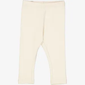 Rib Leggings | Baby - eggshell