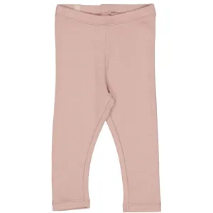 Rib Leggings - powder brown