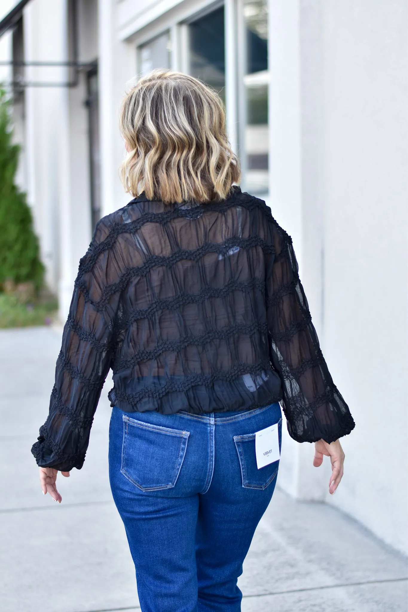 Romantic Sheer Blouse