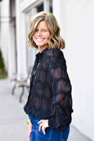 Romantic Sheer Blouse
