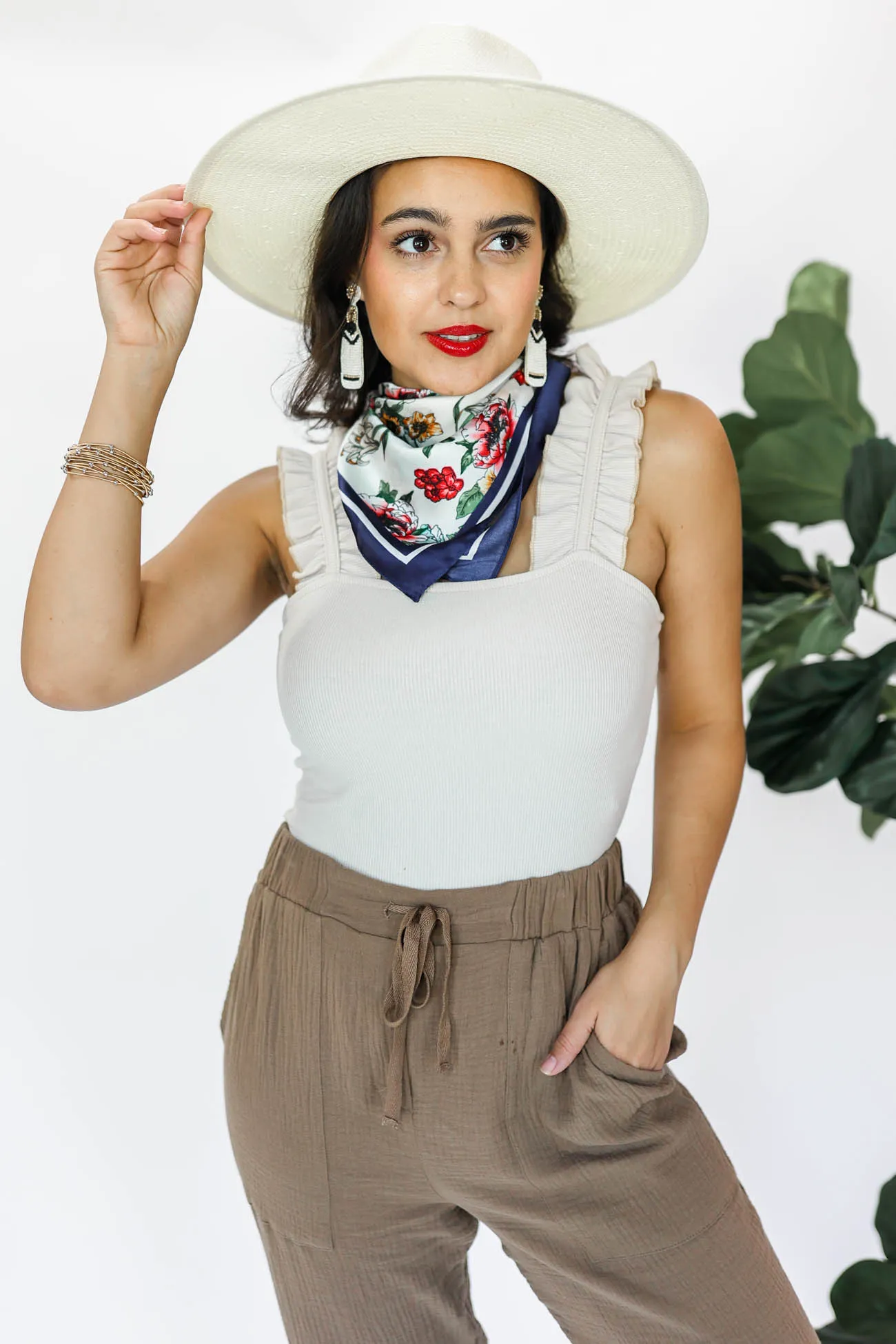 Romantic Style Ribbed Bodysuit In Eggshell
