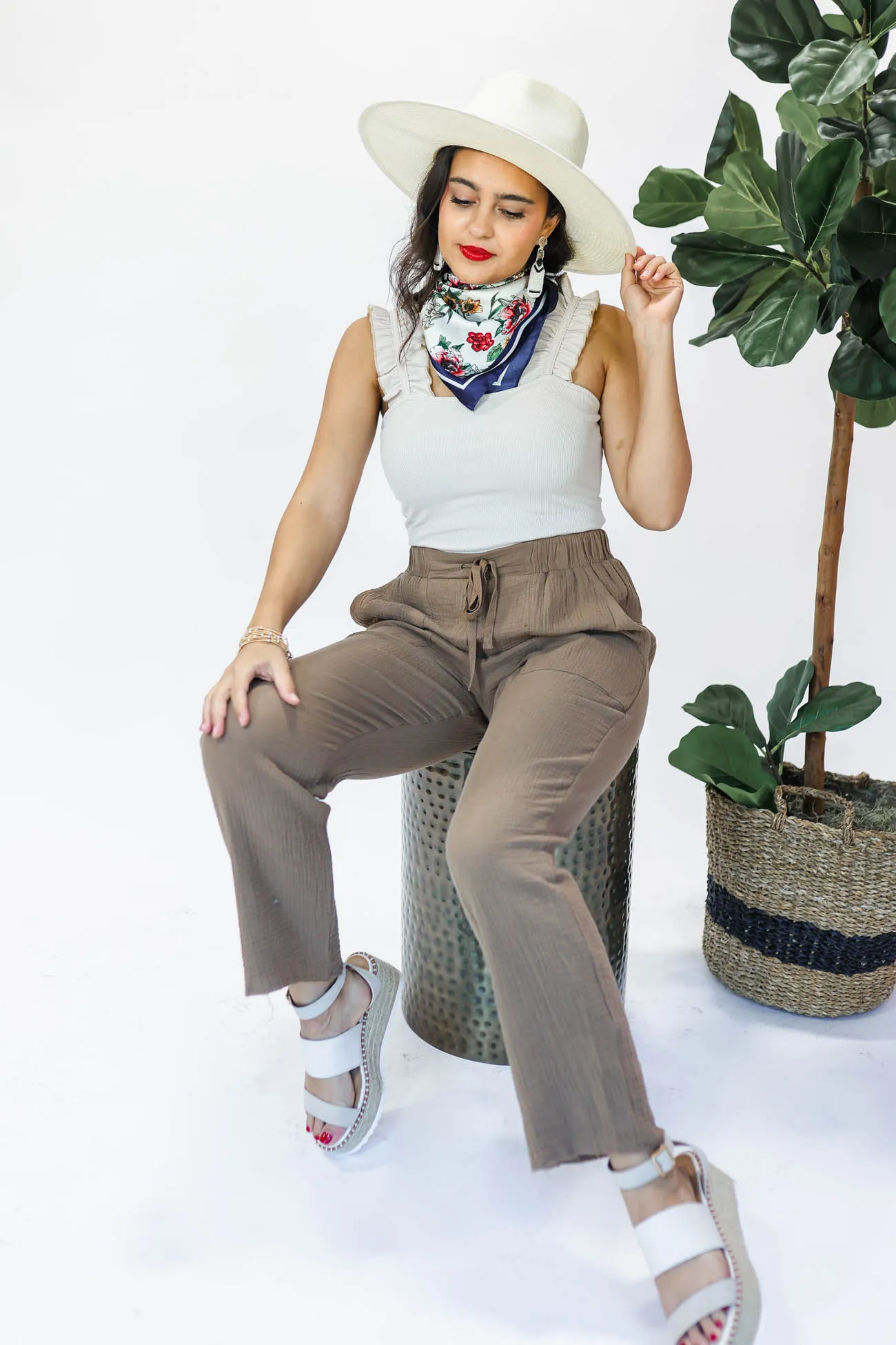 Romantic Style Ribbed Bodysuit In Eggshell