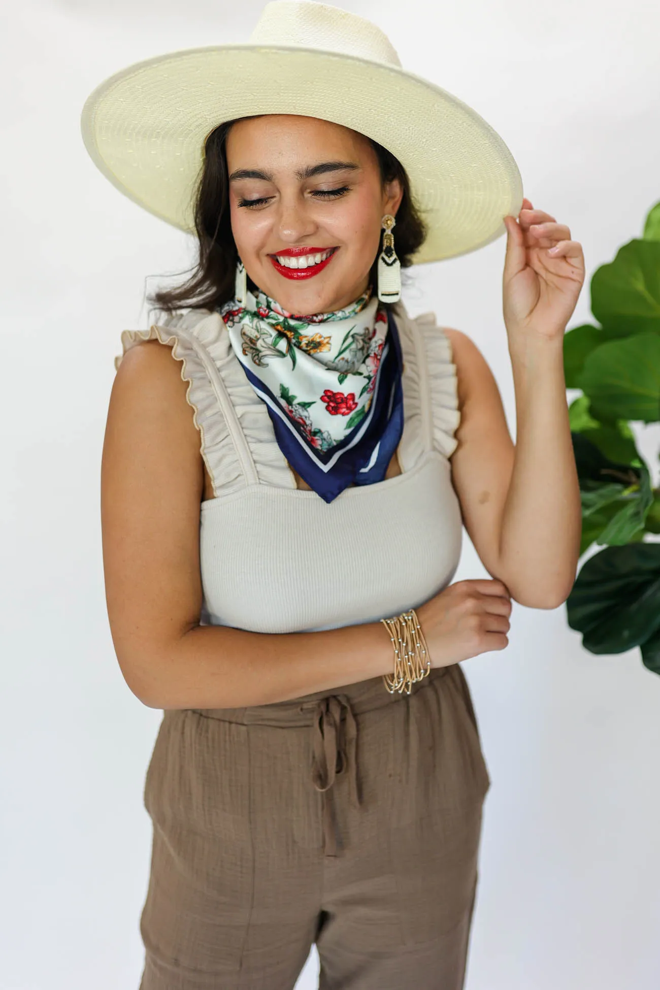 Romantic Style Ribbed Bodysuit In Eggshell