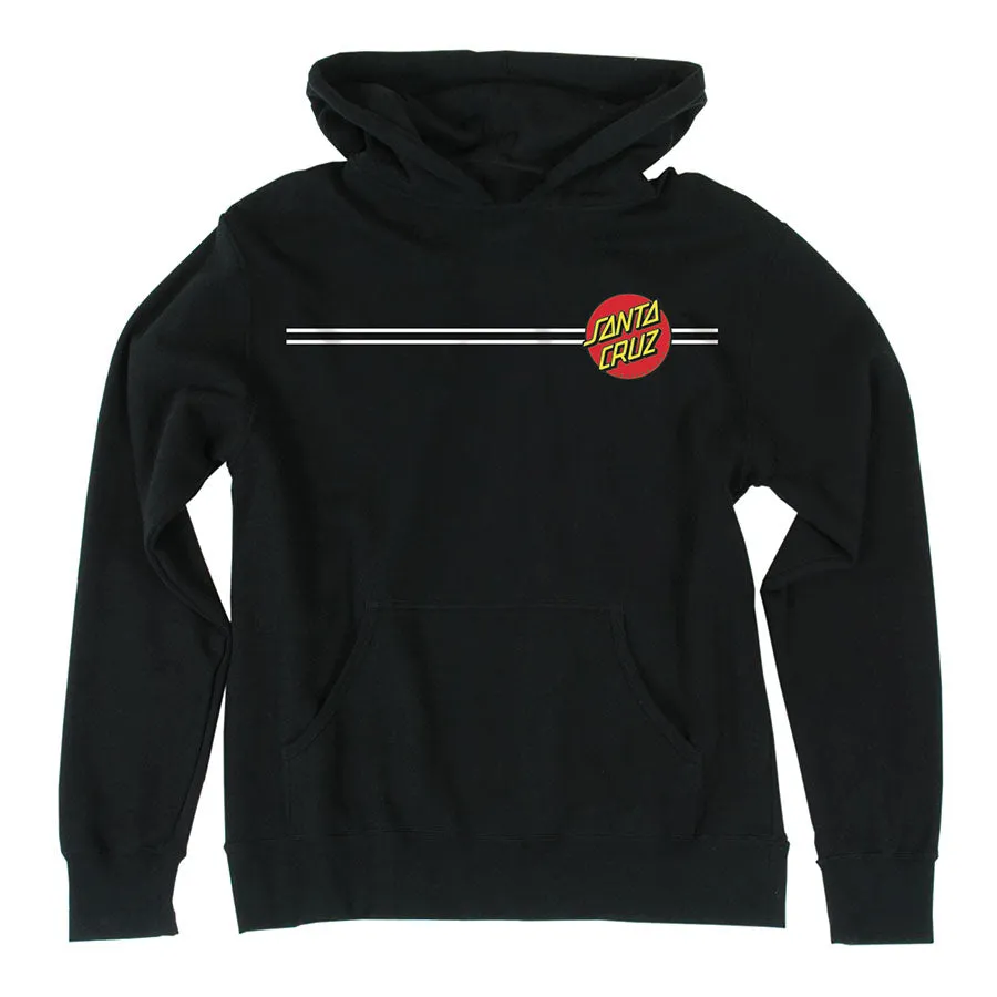 Santa Cruz Classic Dot Youth P/O Hoodie Black