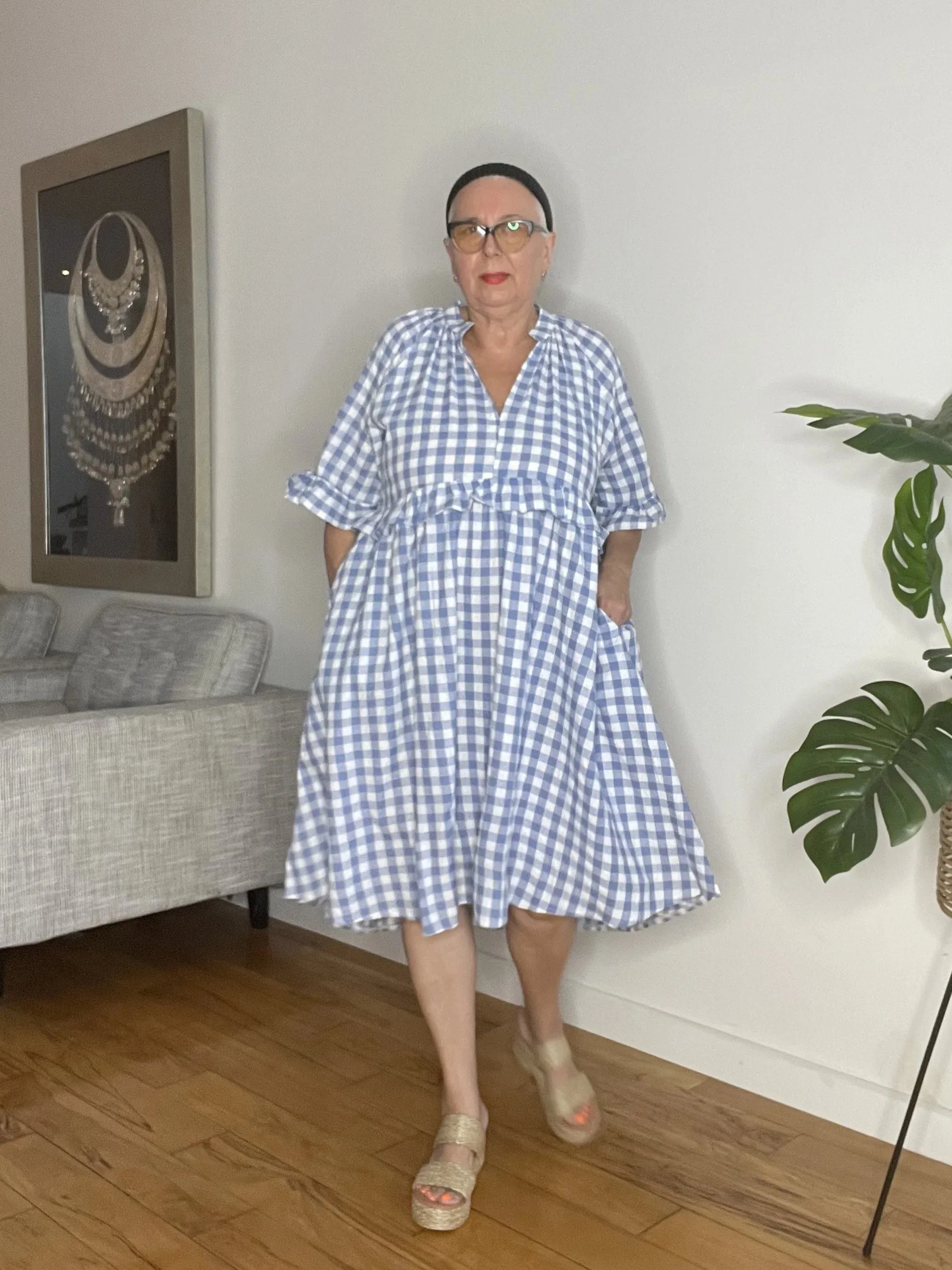 Seven one five ~ Gingham Dress