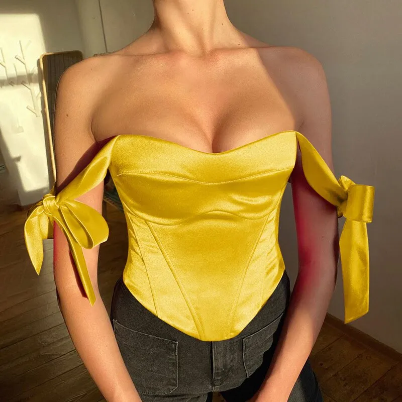 Sexy Camis Tank Tube Tshirts Spring Solid Bandage Strap Crop Tops Tees Sleeveless Bodycon Slim Fit
