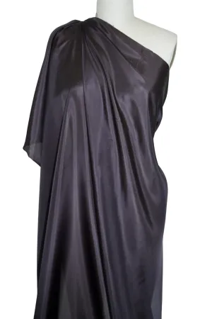 Silk Habotai Lining - Midnight Brown