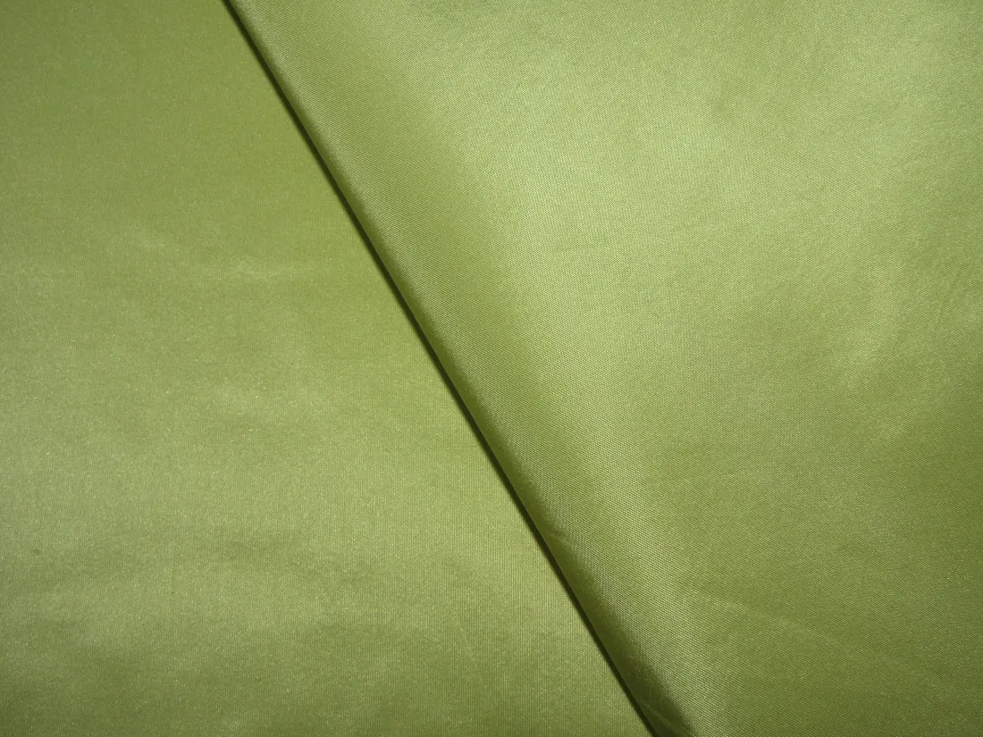 Silk Taffeta fabric Light Olive Green color 54" wide TAF177[2]