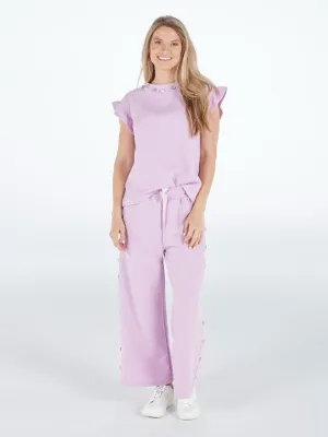 Simply Southern Quilted Capri in Orchid