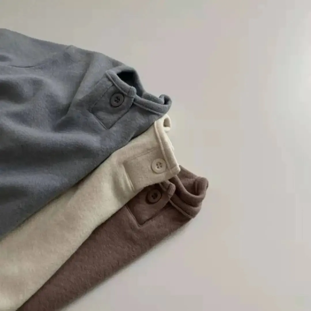 Solid Casual Long-Sleeved T-Shirt