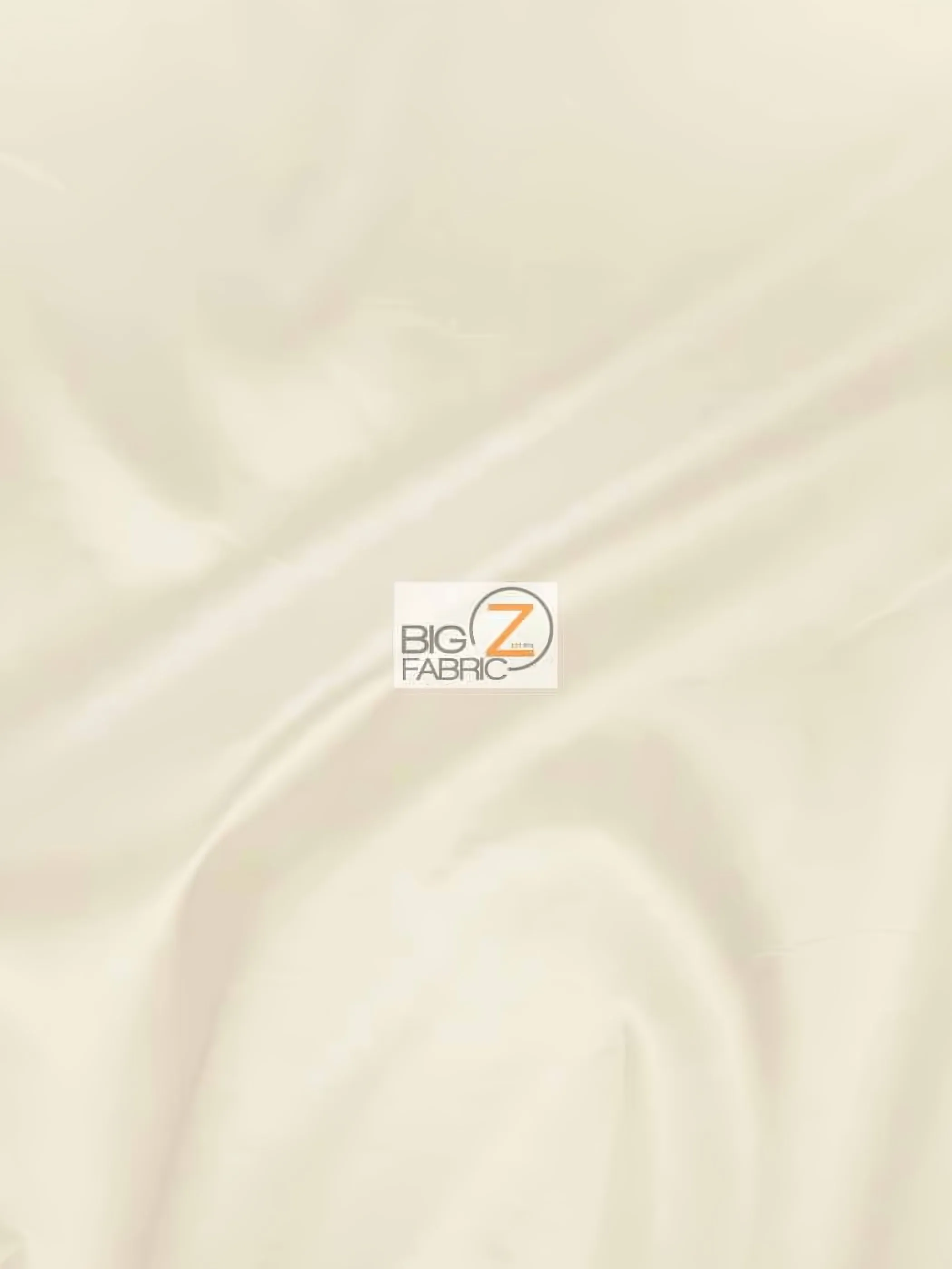 Solid Polyester Taffeta 58"/60" Fabric / Ivory / Sold By The Yard