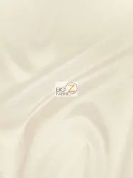 Solid Polyester Taffeta 58"/60" Fabric / Ivory / Sold By The Yard