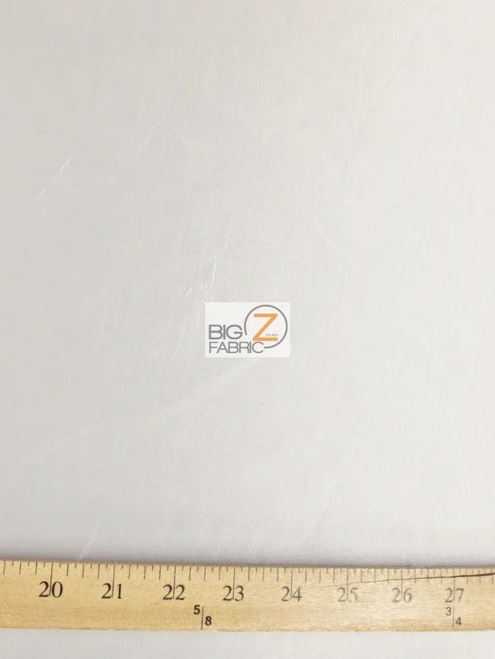 Solid Polyester Taffeta 58"/60" Fabric / Ivory / Sold By The Yard