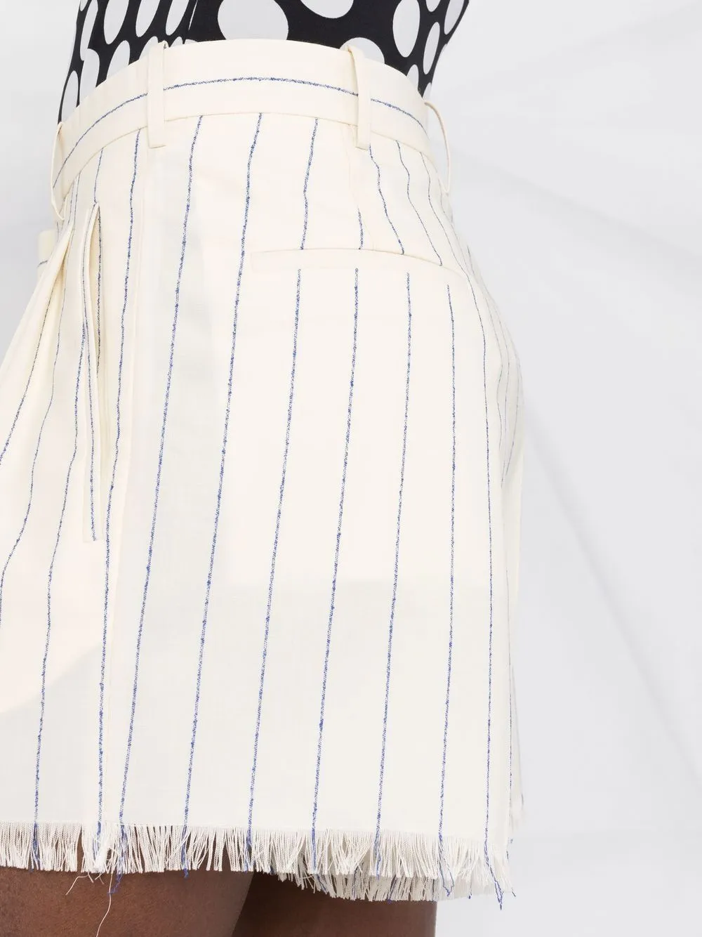 striped shorts