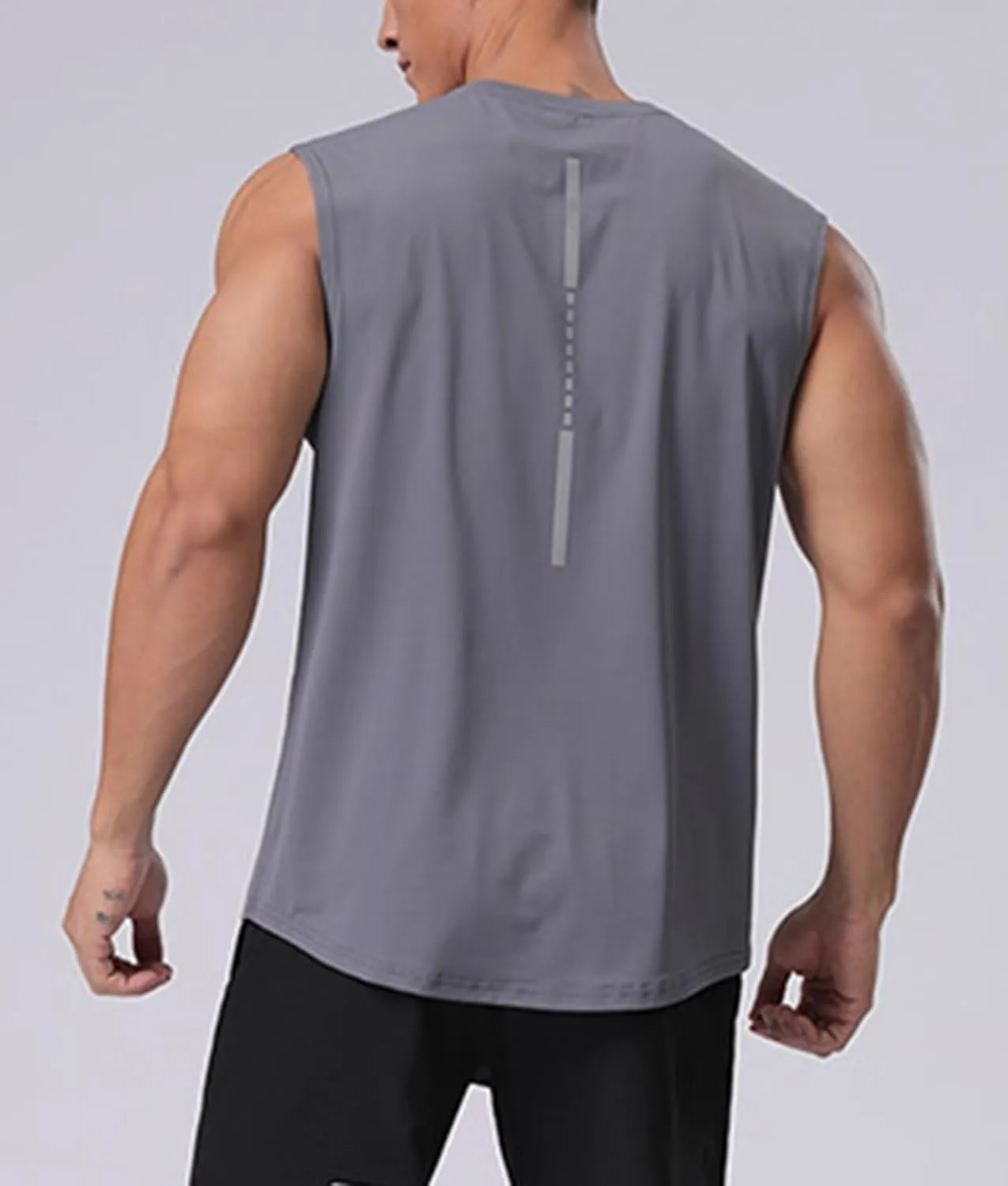 Tank Top for Men Breathable Running Workout Tank Tops Sports Vest Quick Dry Athletic Gym Tops