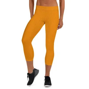 Tiger Tangerine Low Waist Capri