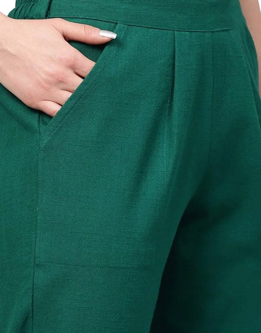 Trendy Cotton Blend Trouser for Women