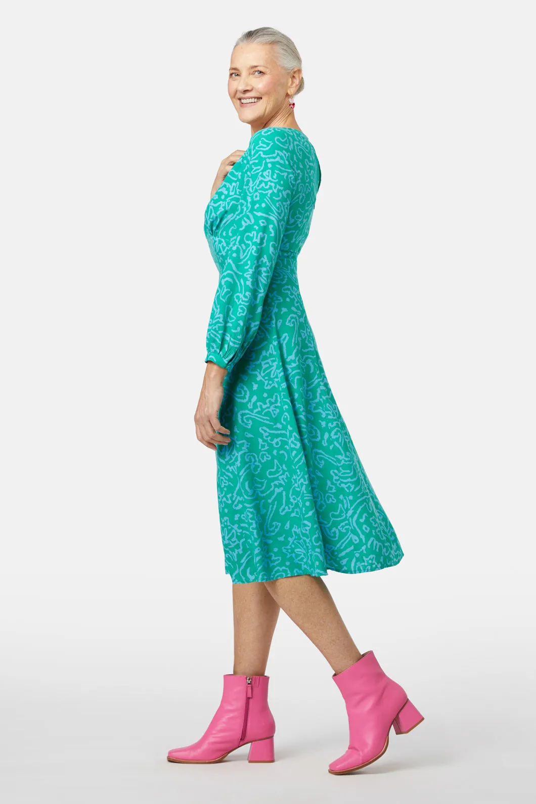 Vase Details Dress