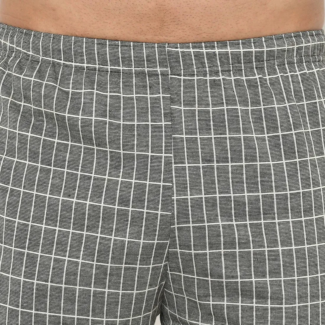 Vimal Jonney Regular Fit Black 3/4th Capri For Men's