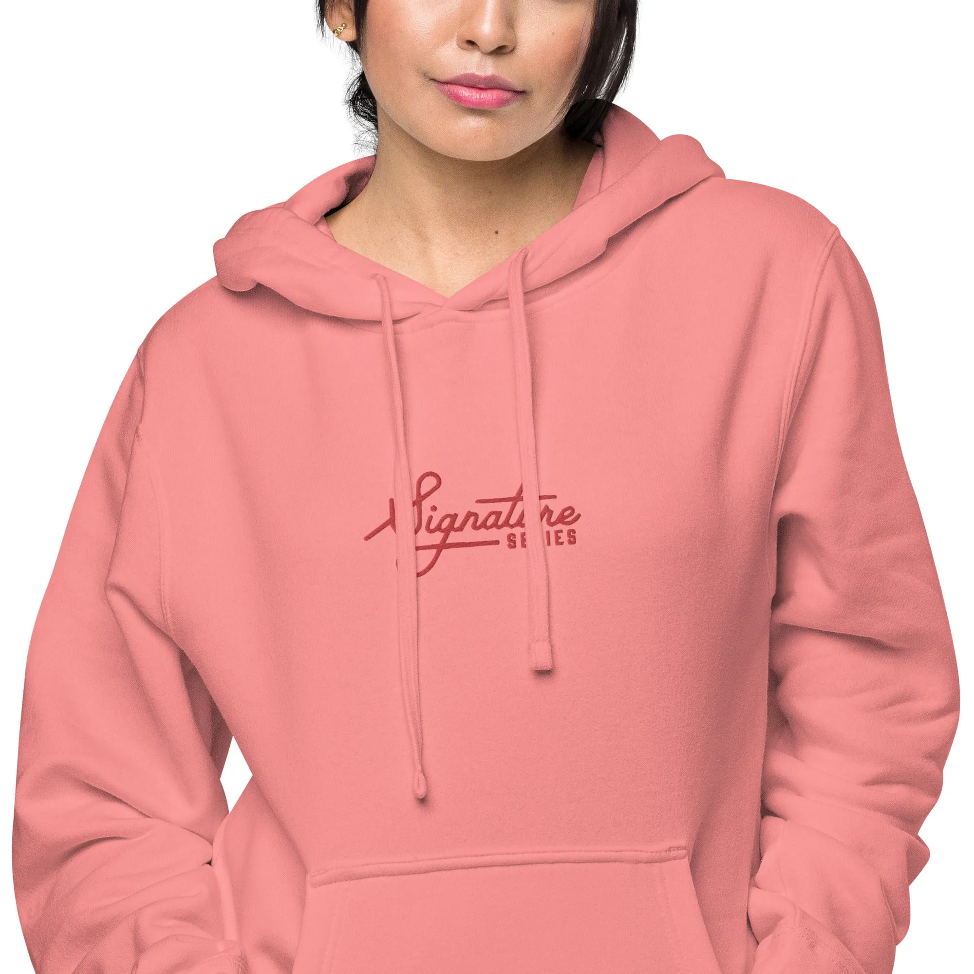 Vintage Vibes Premium Hoodie – Antique Pink – Signature Series
