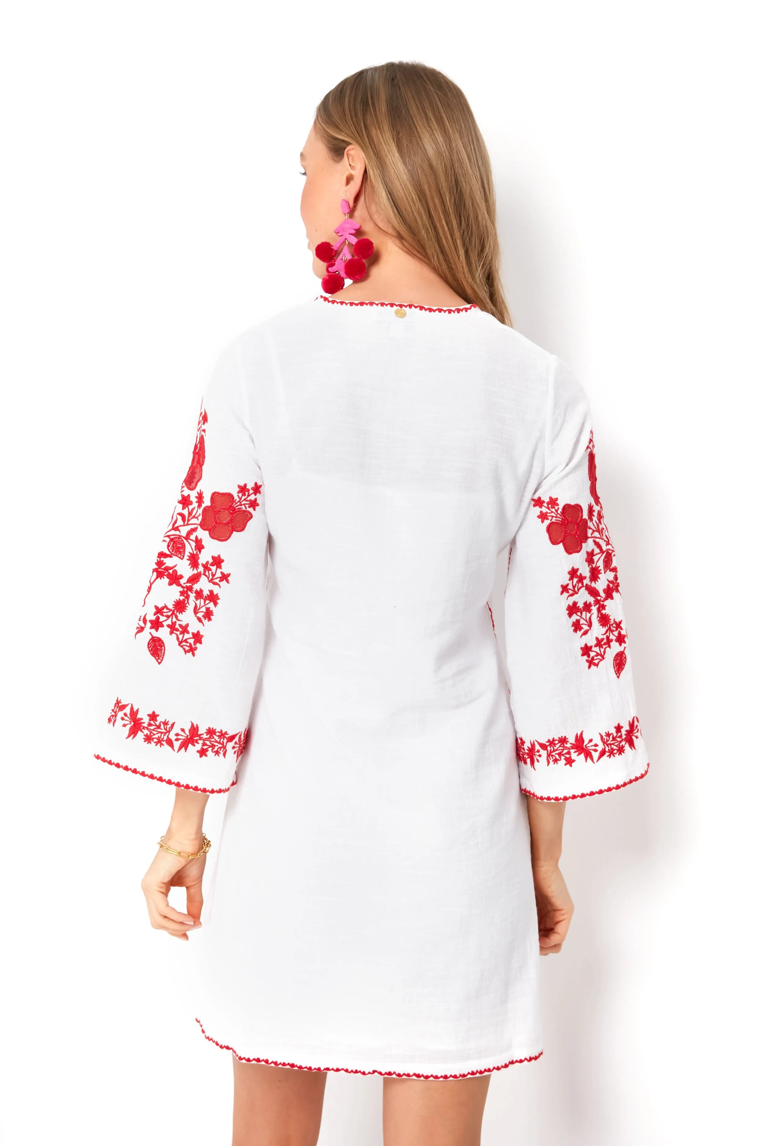 White and Red Vani Dress