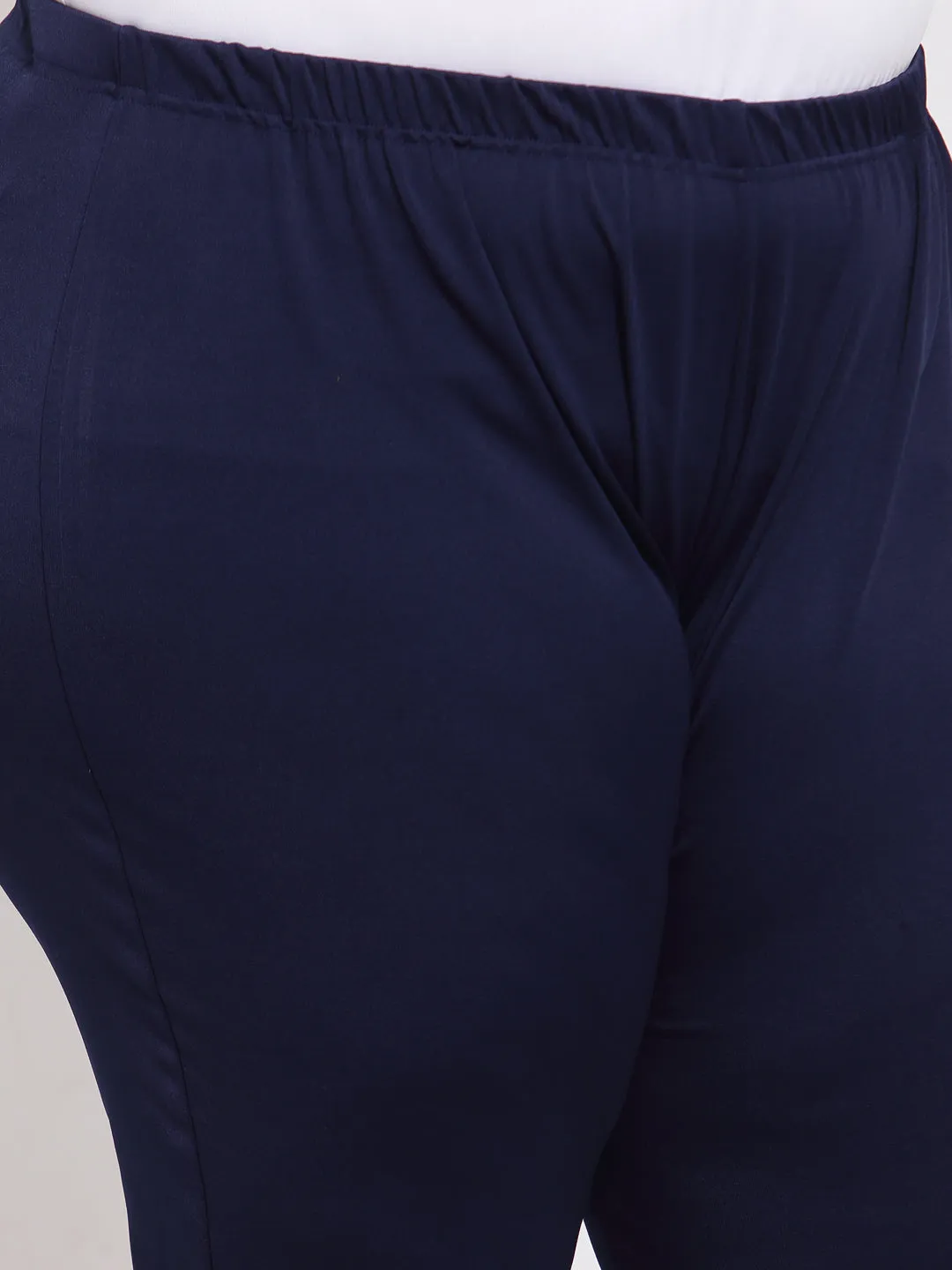 Women Navy Blue Capris