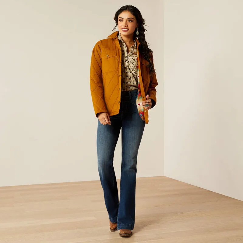 Women's Grizzly Quilted Barn Jacket - Chestnut Horse