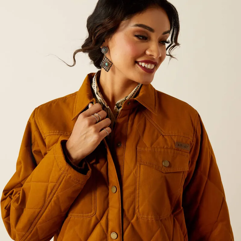 Women's Grizzly Quilted Barn Jacket - Chestnut Horse