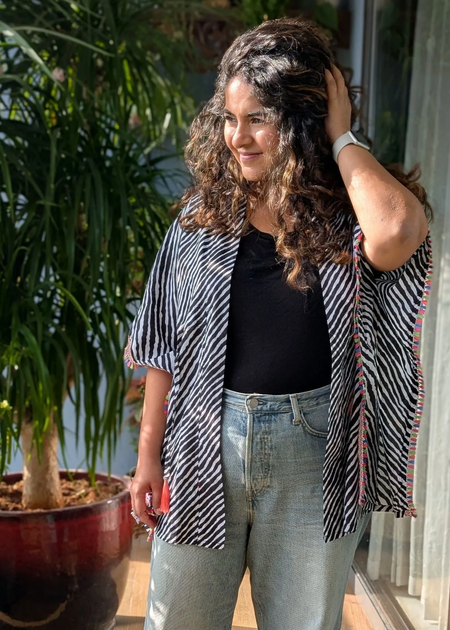 Women's Summer Shrug | Leheriya Black