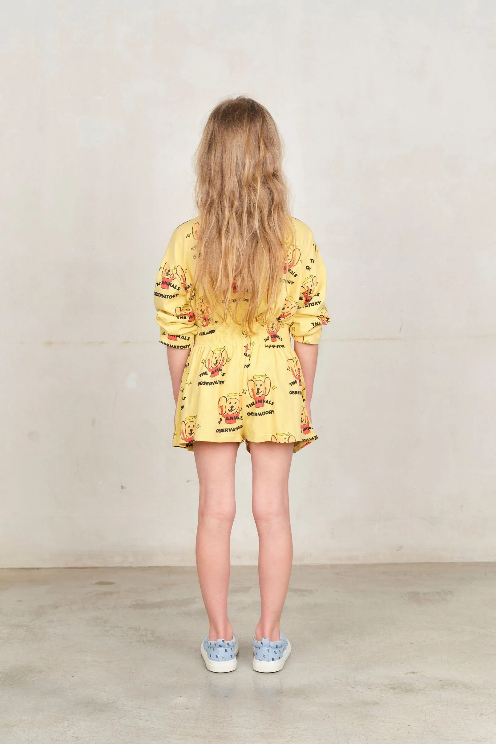 Yellow Ostrich Shorts
