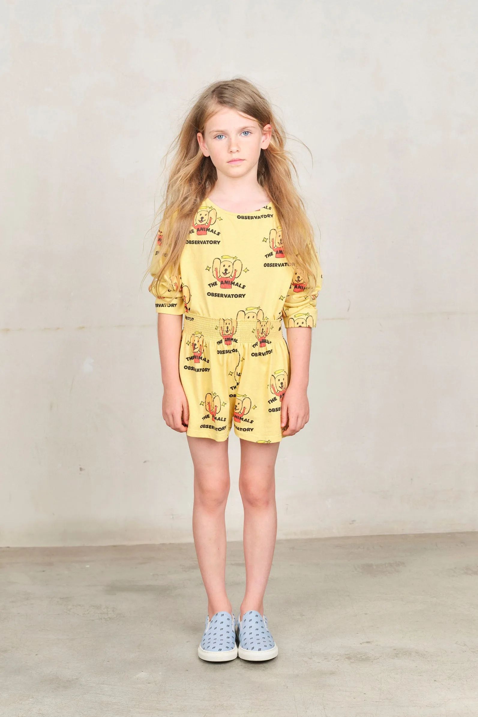 Yellow Ostrich Shorts
