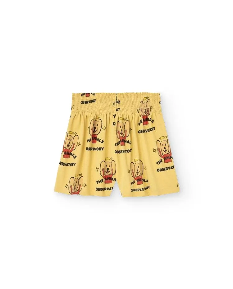 Yellow Ostrich Shorts